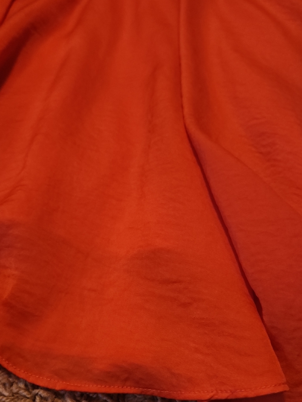 Free People Orange Summer Tank Top Dress Size Medium - Picture 8 of 13